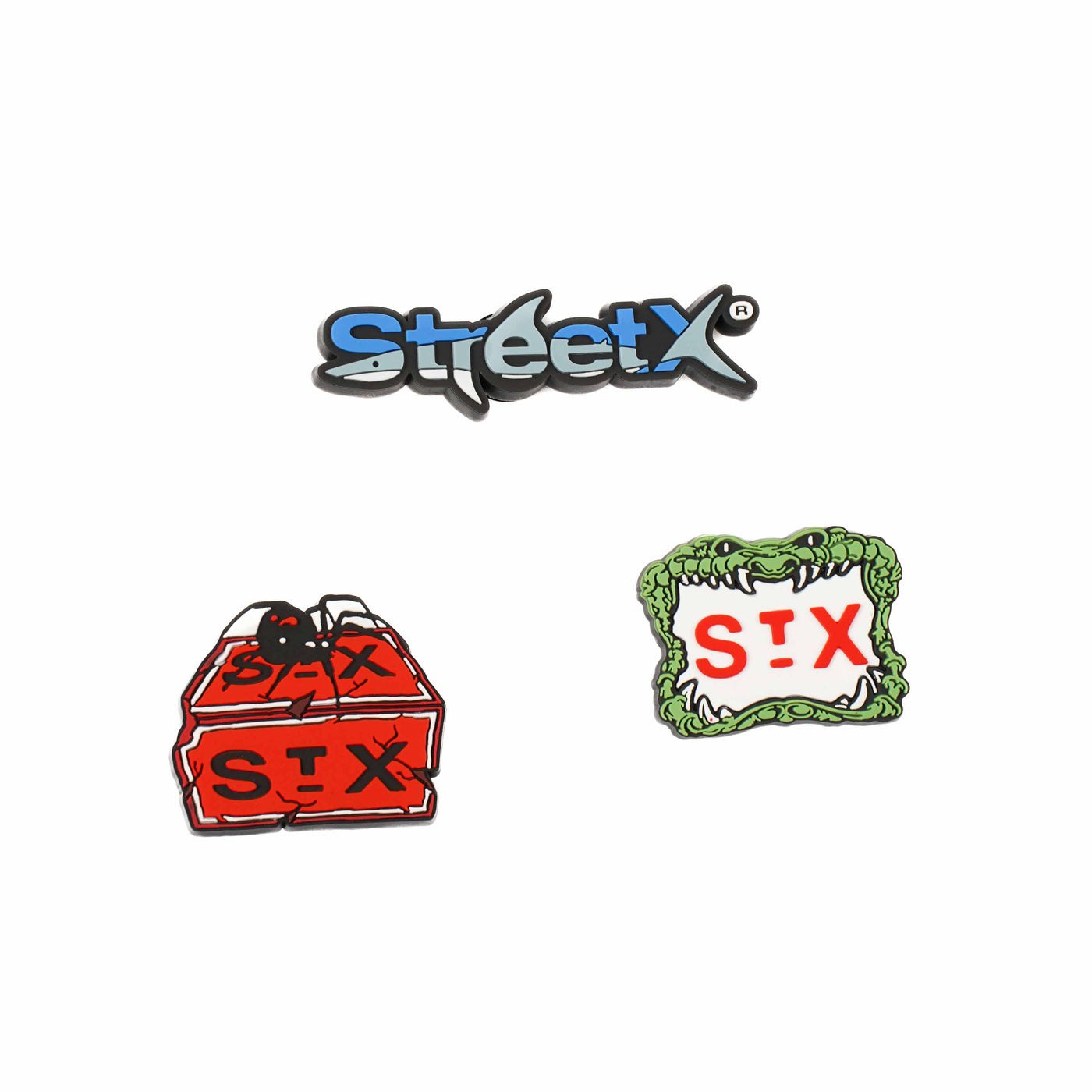 StreetX x Crocs 3 Pack Jibbitz